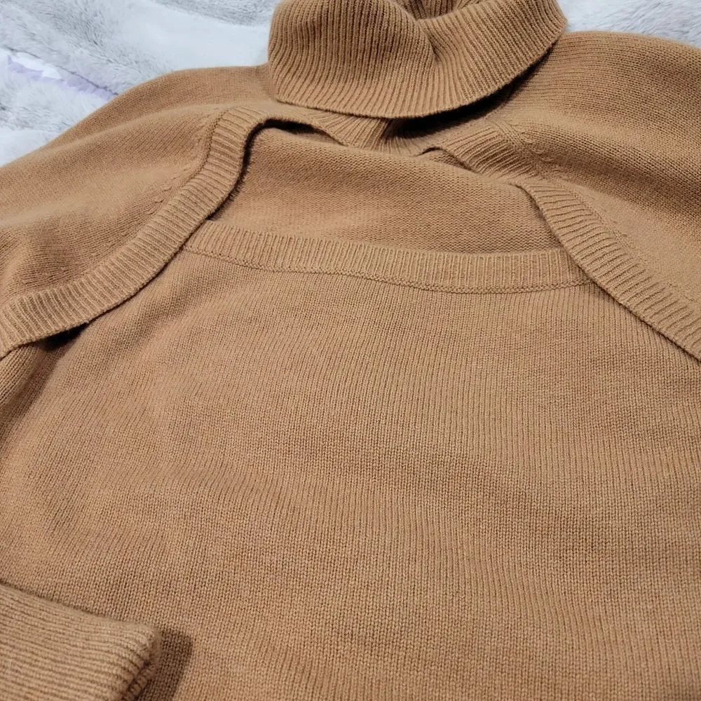 PAIGE cutout cowl sweater, Small